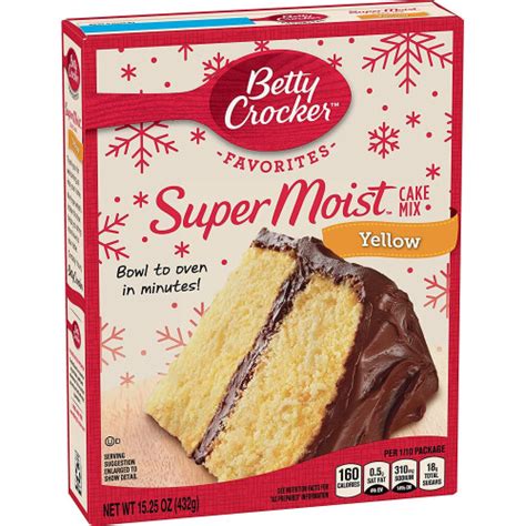 Betty Crocker Super Moist Yellow Cake Mix 432g 15oz On Onbuy