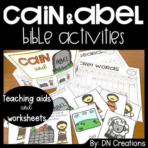 Cain And Abel Bible Activities L Cain And Abel Craft And Worksheets For