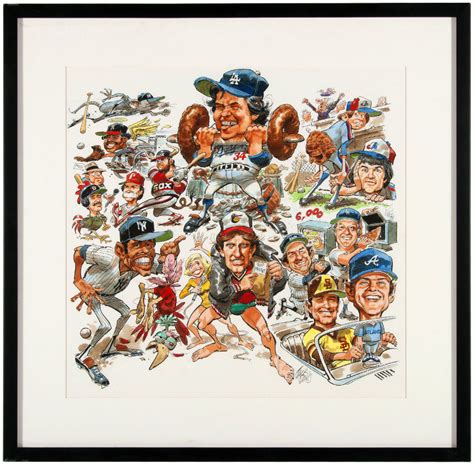 Hakes Jack Davis Framed Full Color Original Art With Various