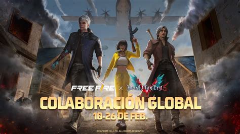 Free Fire X Devil May Cry Colaboraci N Global Garena Free Fire