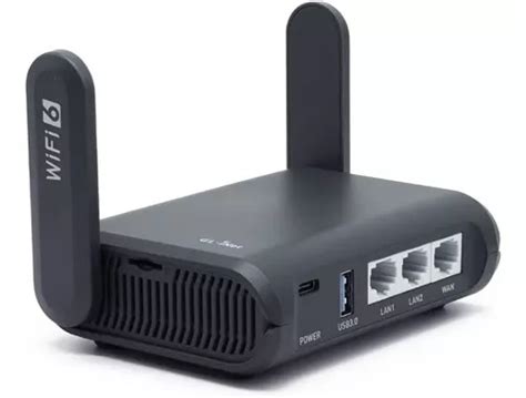 Roteador Wi Fi VPN de código aberto GL iNet Slate Ax 1800 Mbps cor