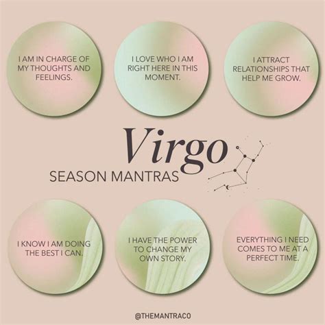 Virgo Season Mantras The Mantra Collective