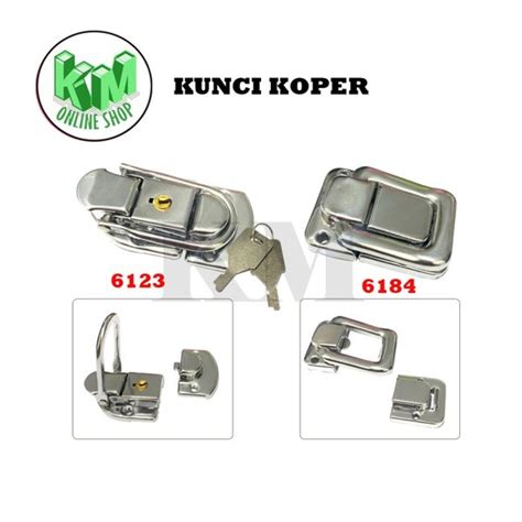 Jual Kunci Koper Box Peti Dgn Mata Kunci Hardcase Koper Kaitan Koper