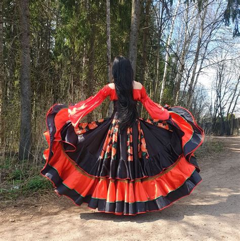 Цыганская юбка из платков - 71 фото