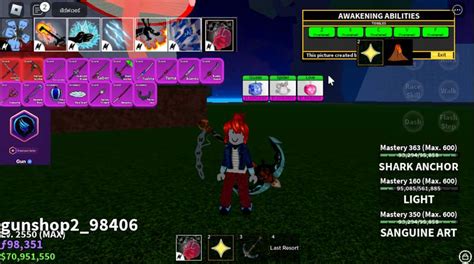 Blox Fruit Lv Awakening Magma Light Fighting Styles Human