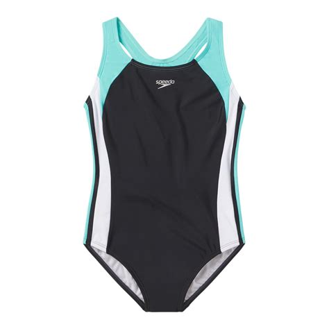 Speedo Girls Infinity Splice One Piece Swimsuit Sportchek