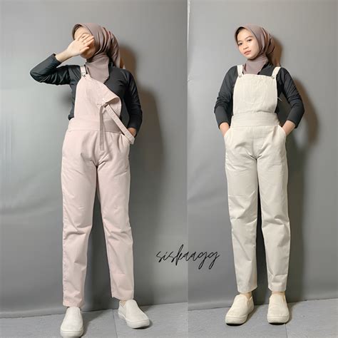 Jual Overall Jumpsuit Celana Kodok Wanita Shopee Indonesia