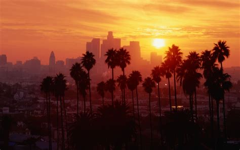 Los Angeles Sunset Wallpapers - 4k, HD Los Angeles Sunset Backgrounds ...