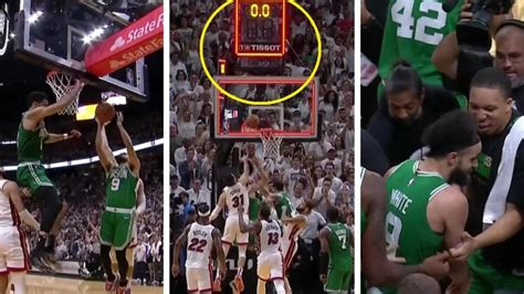 Chaos as buzzer beater saves Celtics’ season, keeps shot at NBA history ...