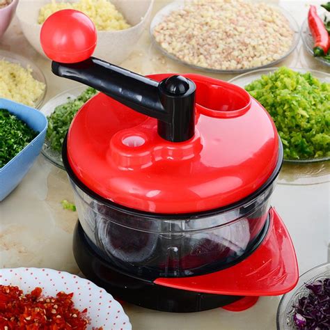 Shredder Multi-function Food Processor Manual Household Vegetable ...