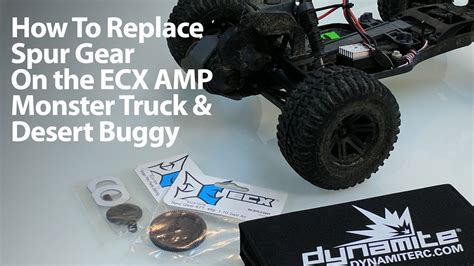 How To Change The Spur Gear On The ECX Monster Truck And Desert