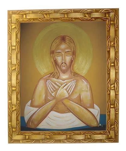 Quadro Da Face De Jesus Cristo Mod Tam X Cm Angelus