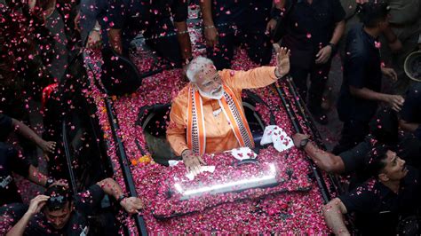 Modi Set To Win Sweeping Re Election Victory In India