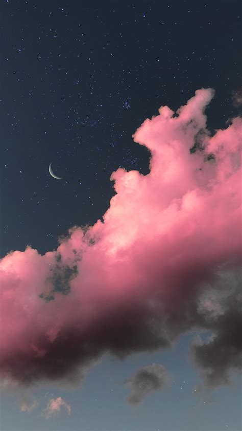 A Whole New World Blue Sky Clouds Cloudscape Cosmic Crescent