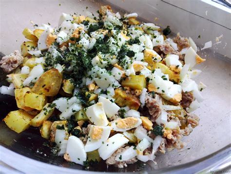 Salada de Batata e Atum Iguaria Receita e Culinária