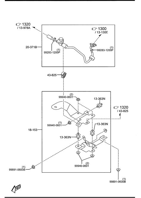 Mazda CX 9 Evaporative Emissions System Lines TUBE VACUUM Vacuum