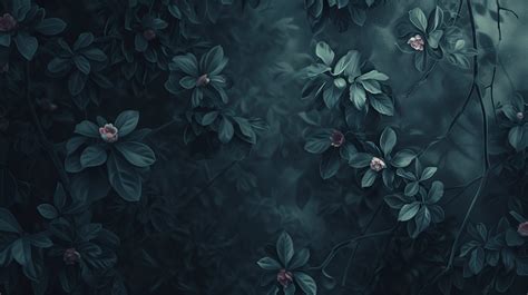 Dark Aesthetic Floral Hd Wallpaper By Patrika