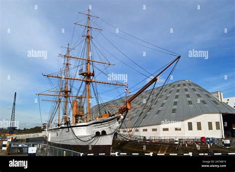 Hms Gannet At The Historic Dockyard Chatham Kent Uk Stock Photo