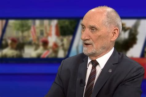 Macierewicz Atakuje Konfederacj Z Tego Trzeba Sobie Zdawa Spraw