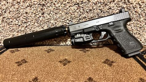 Glock 19 With A Rugged Obsidian 9 And 4 Different Brands Of Subsonic