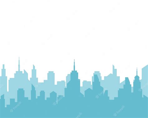 Premium Vector City Skyline Vector Illustration