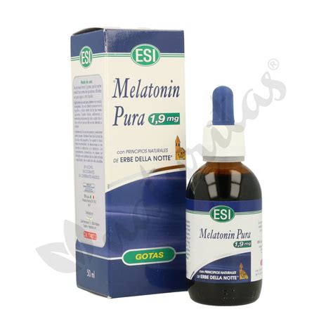 Melatonin Gotas 1 9 Mg Con Erbe Della Notte 50 Ml De ESI Naturitas