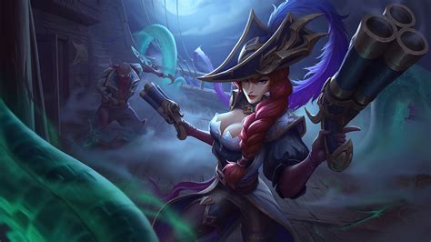 Miss Fortune League Of Legends 4k 5941f Wallpaper Pc Desktop