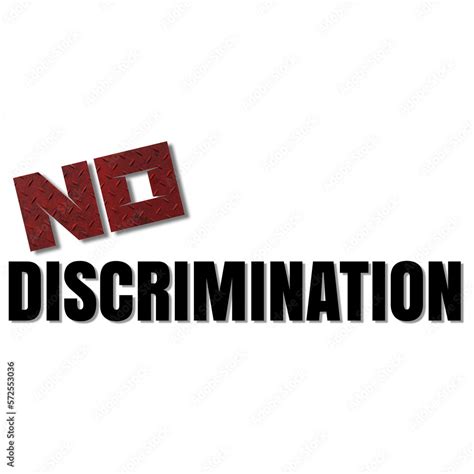 illustration of concept of no discrimination. commemorate zero ...