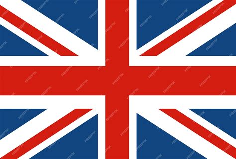 Premium Vector | United kingdom flag in design shape flag of uk