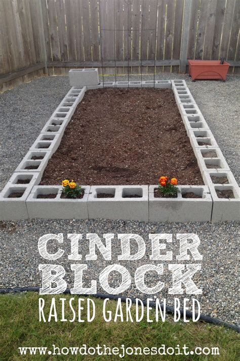 How To Build A Cinder Block Raised Garden Bed Building A Raised