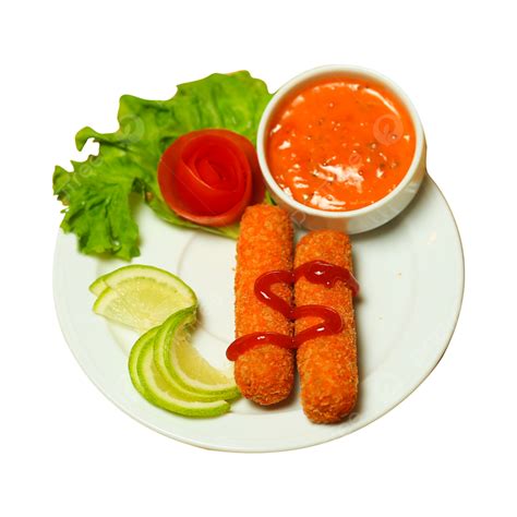 Tomato Sauce Hd Transparent Golden Fried Fish Fingers With Lemon