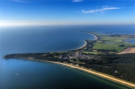 Göhren von oben Das Ostseebad Göhren auf der Insel Rügen in