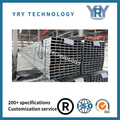 Galvanized Welded Pipe Hot Rolled ERW Square Rectangular Hollow Section Pipe China Garden