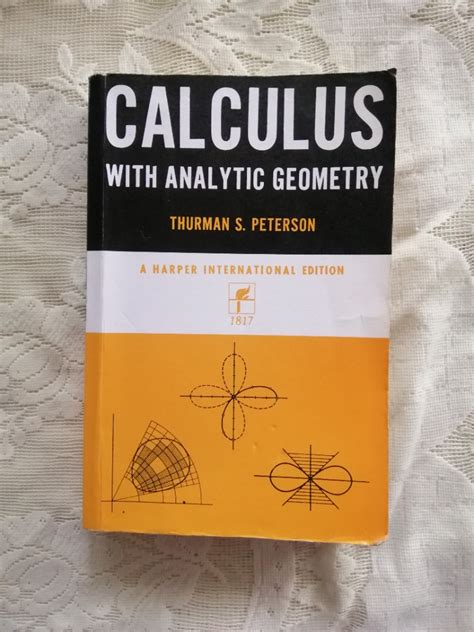 Calculus With Analytic Geometry Hobbies And Toys Books And Magazines