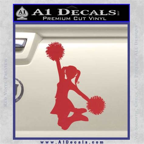 Cheerleader Decal Sticker Ds A1 Decals