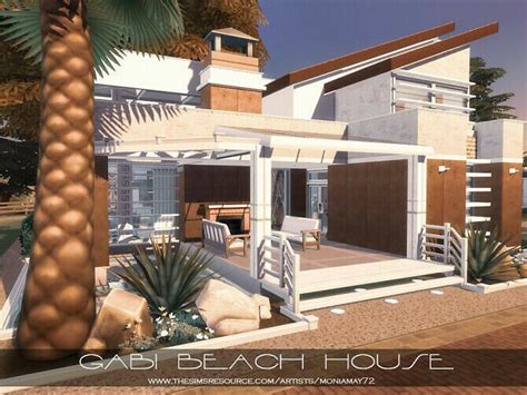 Gabi Beach House By Moniamay72 Sims 4 Cc Download