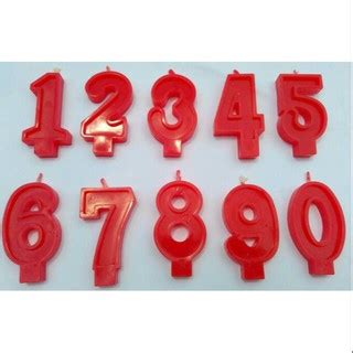 Jual Lilin Angka Ulang Tahun Lilin Merah Indonesia Shopee Indonesia