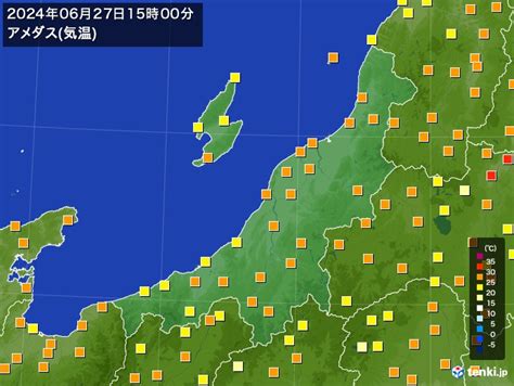 小出新潟県の過去のアメダス2024年06月27日 日本気象協会 Tenkijp