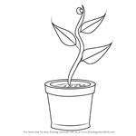 How to Draw Plant in Pot (Plants for Kids) Step by Step ...