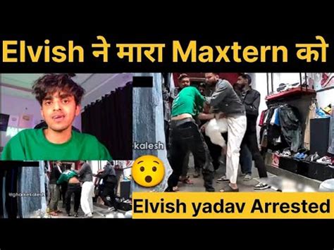 Elvish Yadav Beaten Maxtern Video Maxtern React On Elvish Yadav