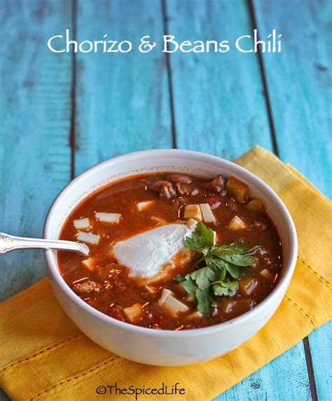 Chorizo And Beans Chili Muy Bueno Three Generations Of Authentic