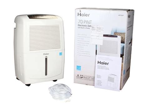 Haier Electronic Air Dehumidifier With Pump 70 Pint Energy Star Rated