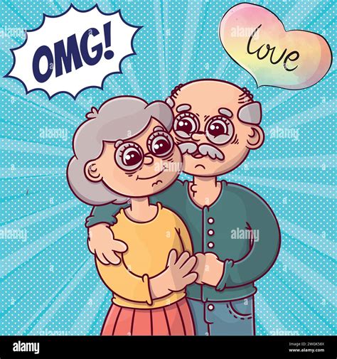 Happy Grandparents Day Pop Art Style Stock Vector Image Art Alamy