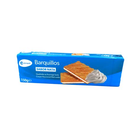 Barquillo Sorbetos Relleno De Crema Sabor Nata Coaliment G