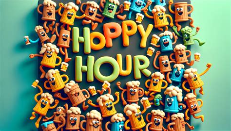 Hoppy Hour Beer Posters For Happy Hour Promotions 10 Ideas