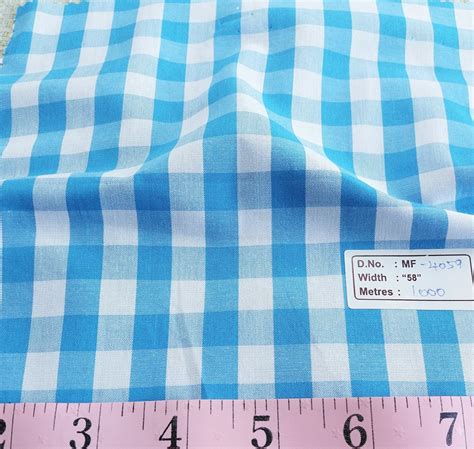 Gingham Fabric or gingham check fabric for gingham shirts & dresses