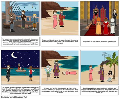 The Tempest Act 1 Storyboard By B1990067