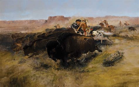 Buffalo Herd Painting At Explore Collection Of