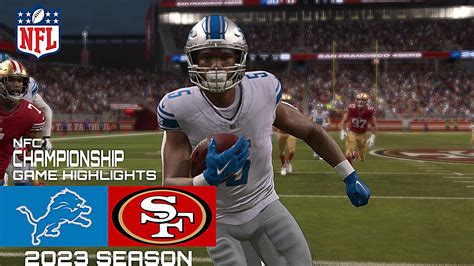 San Francisco 49ers Vs Detroit Lions Nfc Championship Simulation