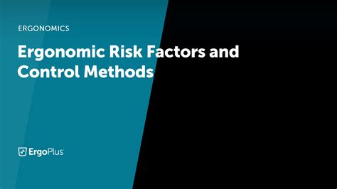 How To Recognize Ergonomic Risk Factors In The Workplace